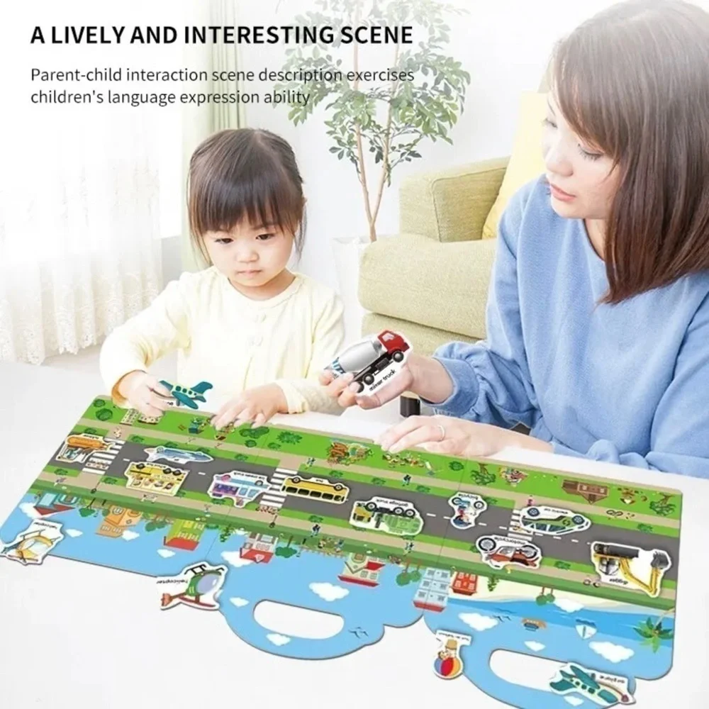 New educational toy “vehicles” sticker book 3+